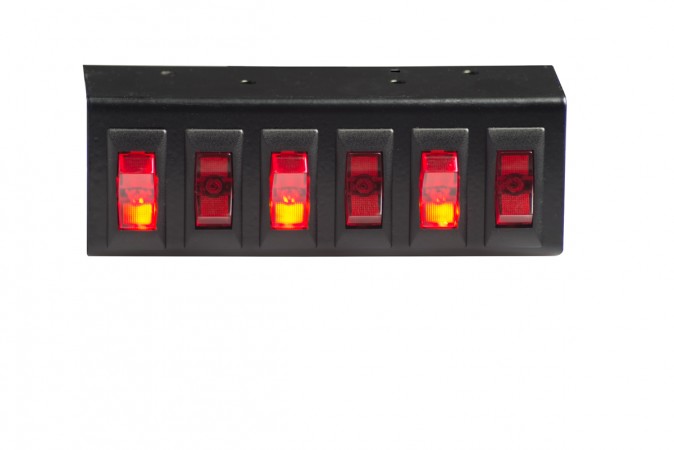 24v 6 Function Inline Switch Panel